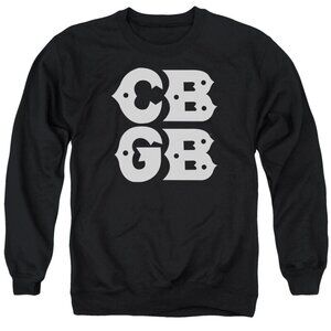 CBGB Stacked Logo Rock Music Band Sweatshirt Vintage 73